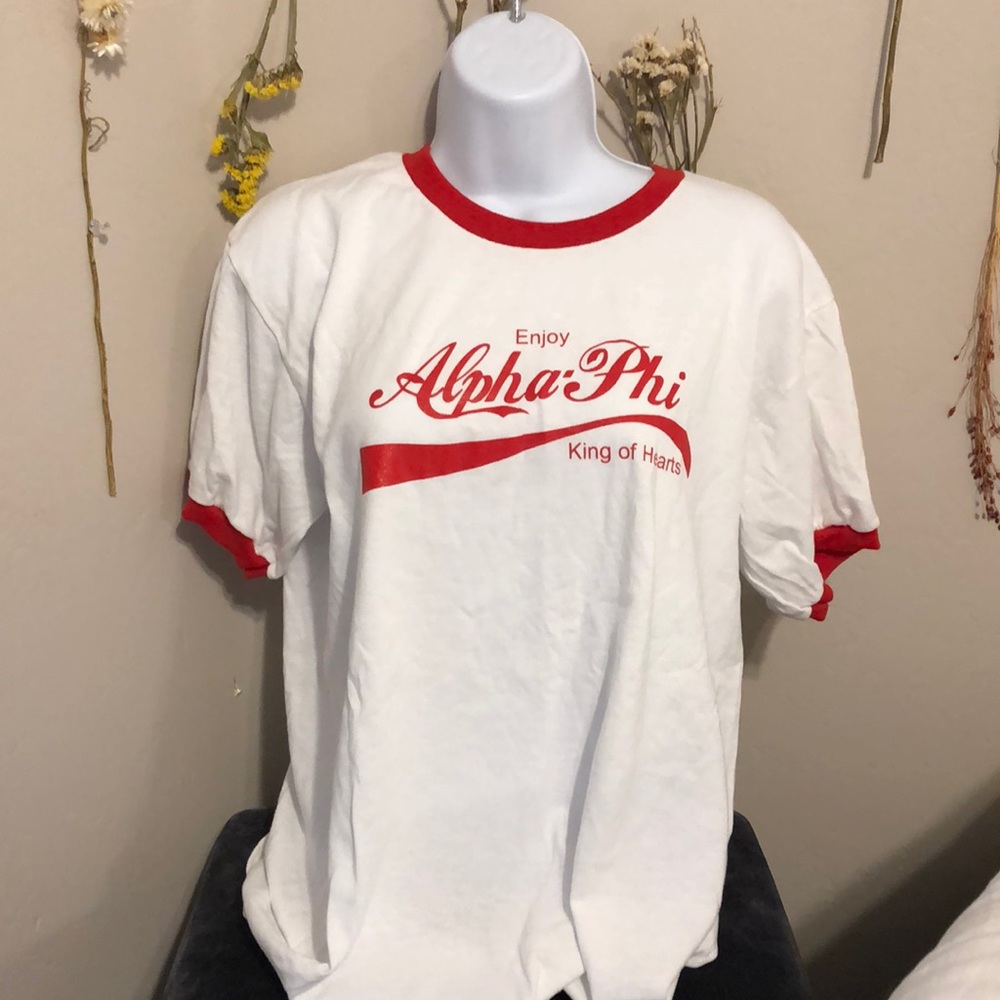 Coca-cola themed alpha phi shirt